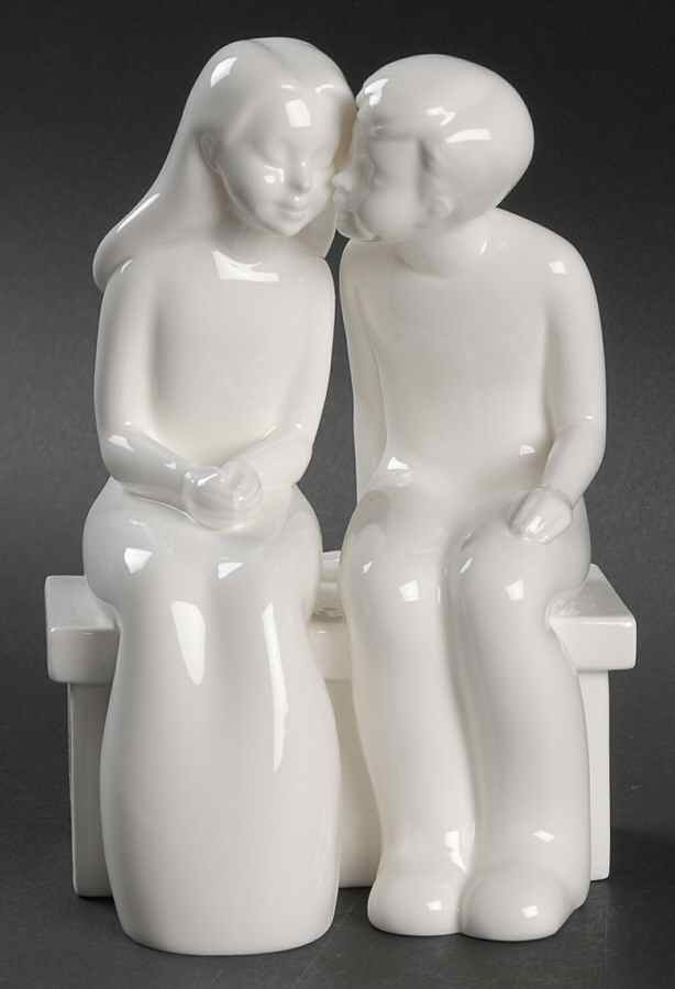 Moments First Kiss - Boxed by Coalport-1