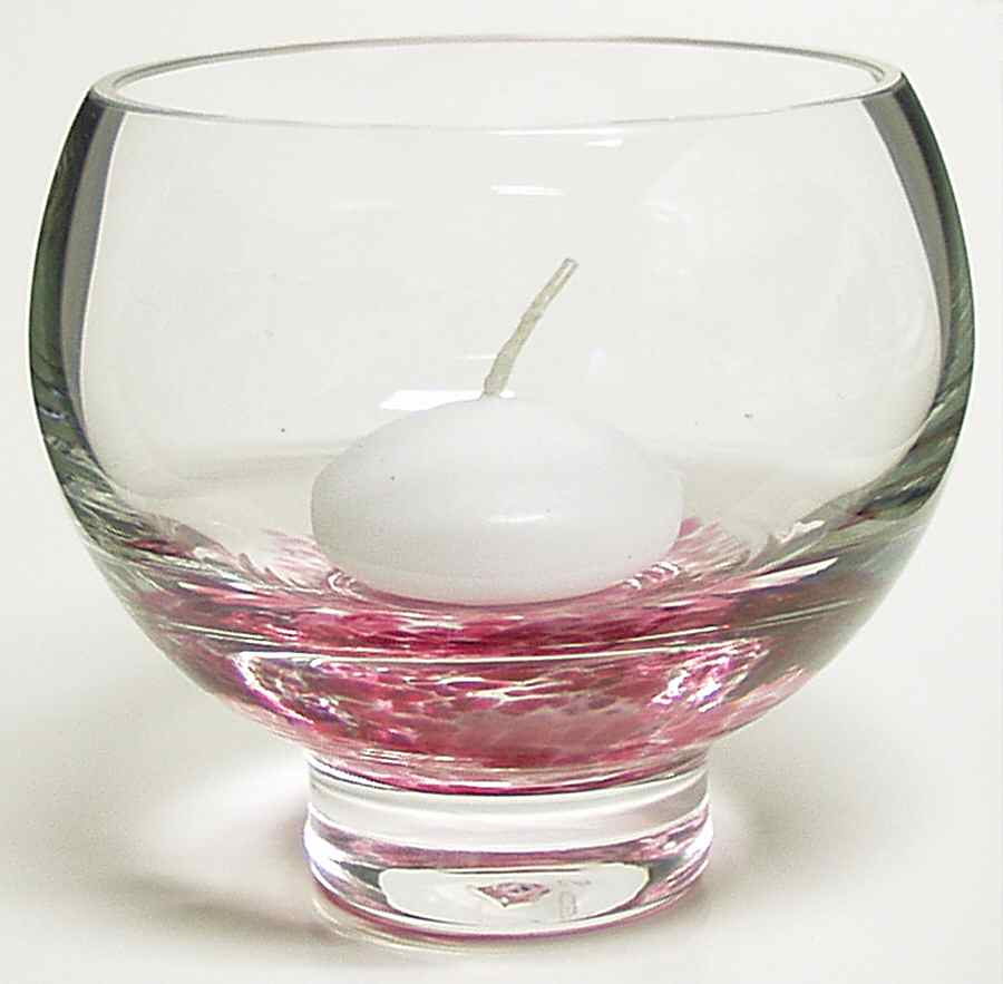 Mosaic Collection 4 1/4" Candleholder-Ruby - No Box by Caithness-1