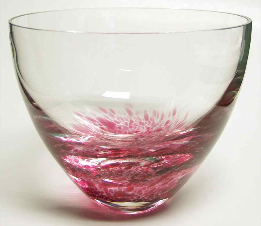 Mosaic Collection 6 3/4" High Bowl-Ruby - Boxed by Caithness-1
