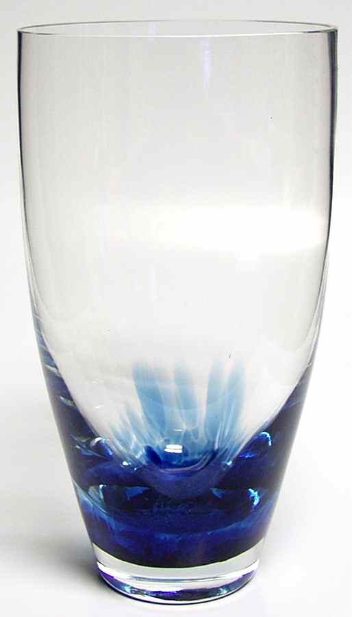 Mosaic Collection 9 1/4" Bouquet Vase-Azure - No Box by Caithness-1