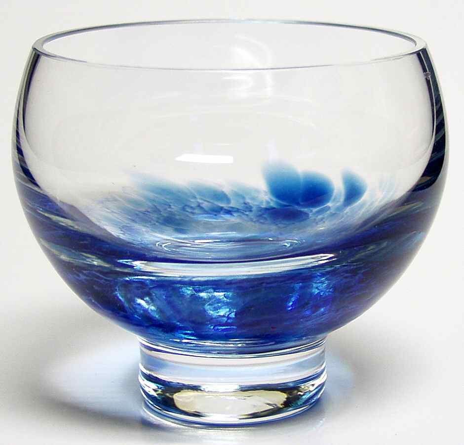 Mosaic Collection 4 1/4" Candleholder-Azure - Boxed by Caithness-1