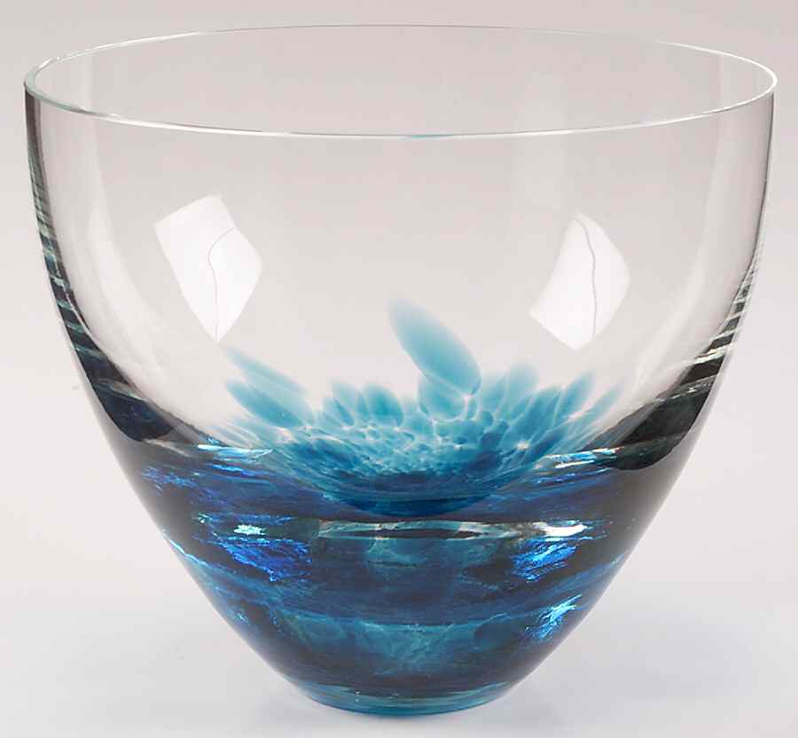 Mosaic Collection 6 3/4" High Bowl-Azure - No Box by Caithness-1