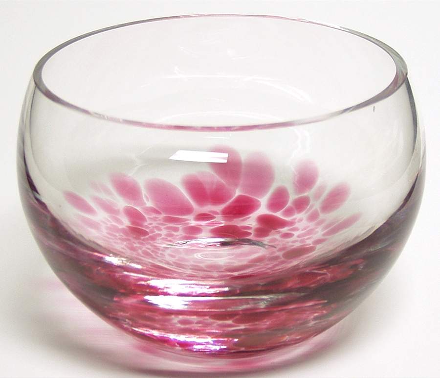 Mosaic Collection 5 3/4" Round Bowl-Ruby - With Box by Caithness-1