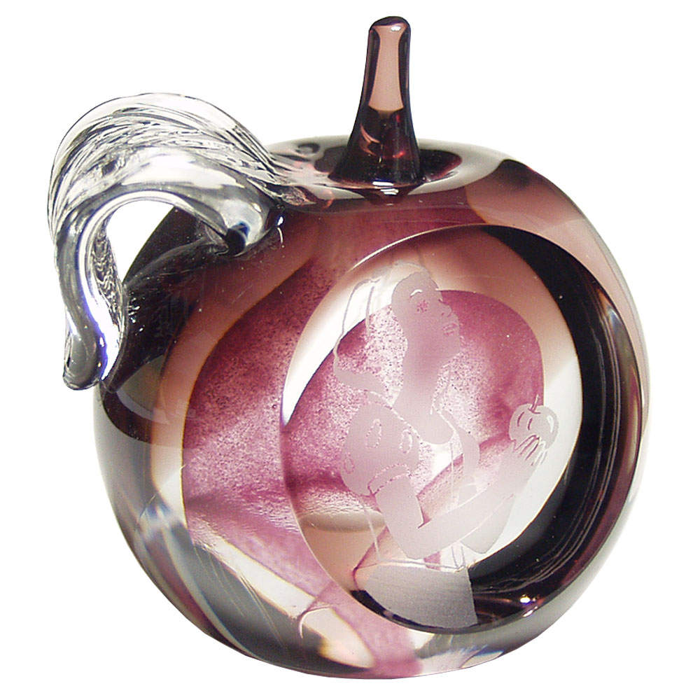 Snow White Collection Enchanted Apple-W/O Base - No Box by Caithness-1