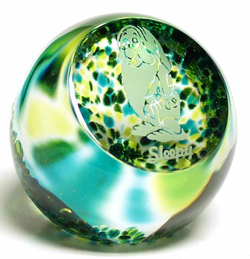 Snow White Collection Sleepy Paperweight - No Box by Caithness-1