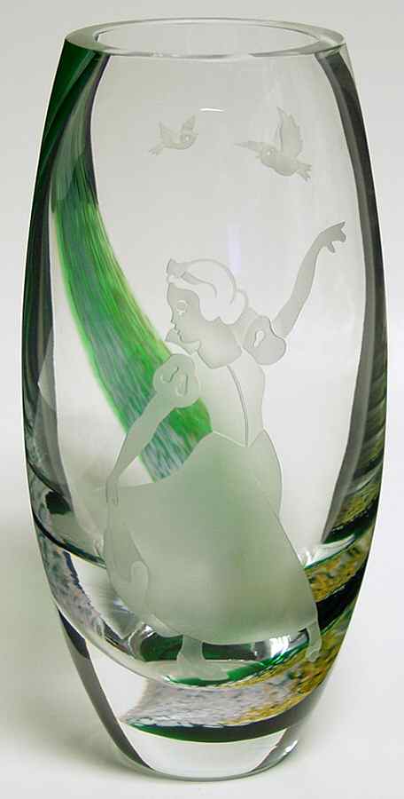 Snow White Collection Snow White Barrel Vase - Boxed by Caithness-1