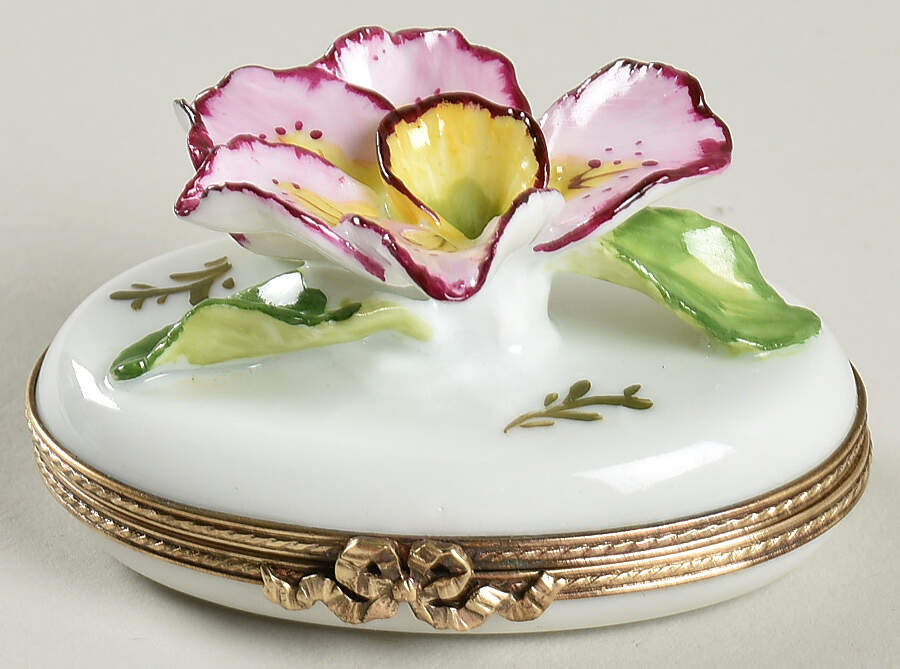 Chamart Exclusives Limoges Box Flower 3-D - No Box by Chamart Exclusives-1