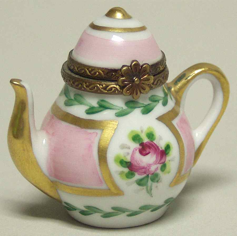 Chamart Exclusives Limoges Box Teapot - No Box by Chamart Exclusives-1