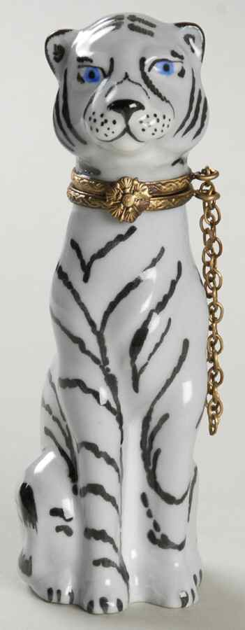Chamart Exclusives Limoges Box White Tiger - Boxed by Chamart Exclusives-1