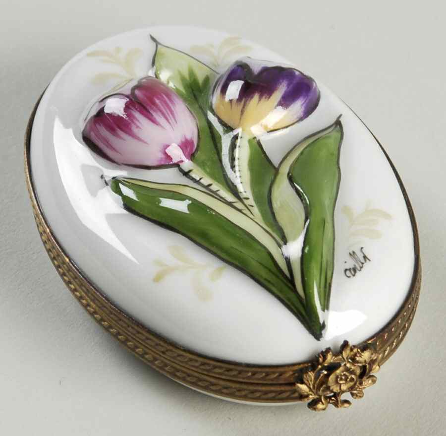 Chamart Exclusives Limoges Box Tulip Box - Boxed by Chamart Exclusives-1