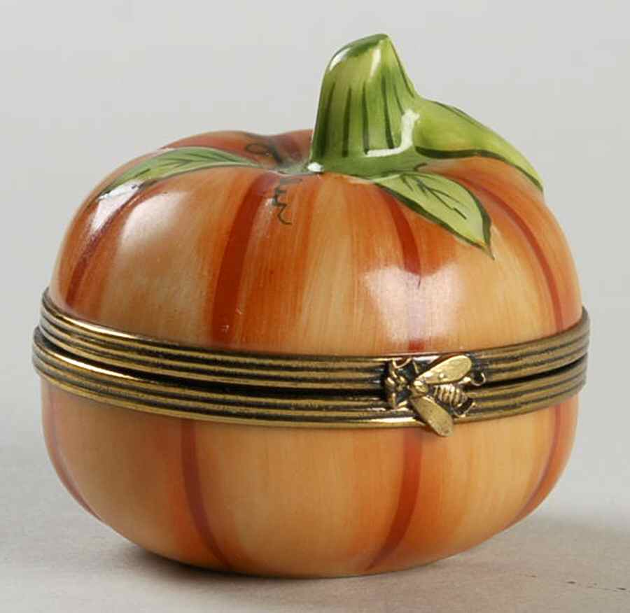 Chamart Exclusives Limoges Box Pumpkin - With Box by Chamart Exclusives-1