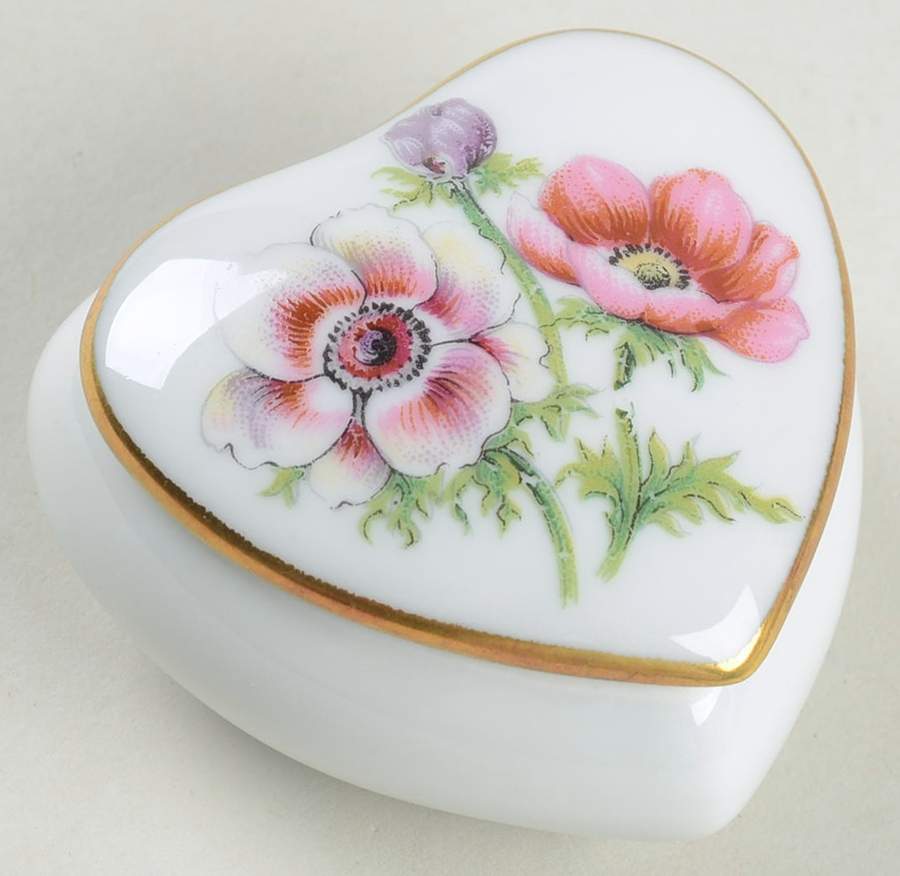 Chamart Exclusives Limoges Box Floral Heart Box - No Box by Chamart Exclusives-1