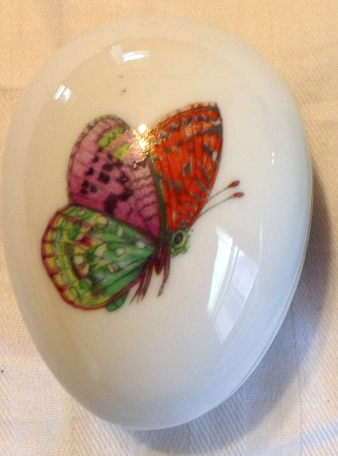 Chamart Exclusives Limoges Box Butterfly Egg Box - Boxed by Chamart Exclusives-1
