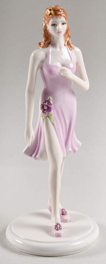 Birthstone Collection February-Amethyst - Boxed by Coalport-1