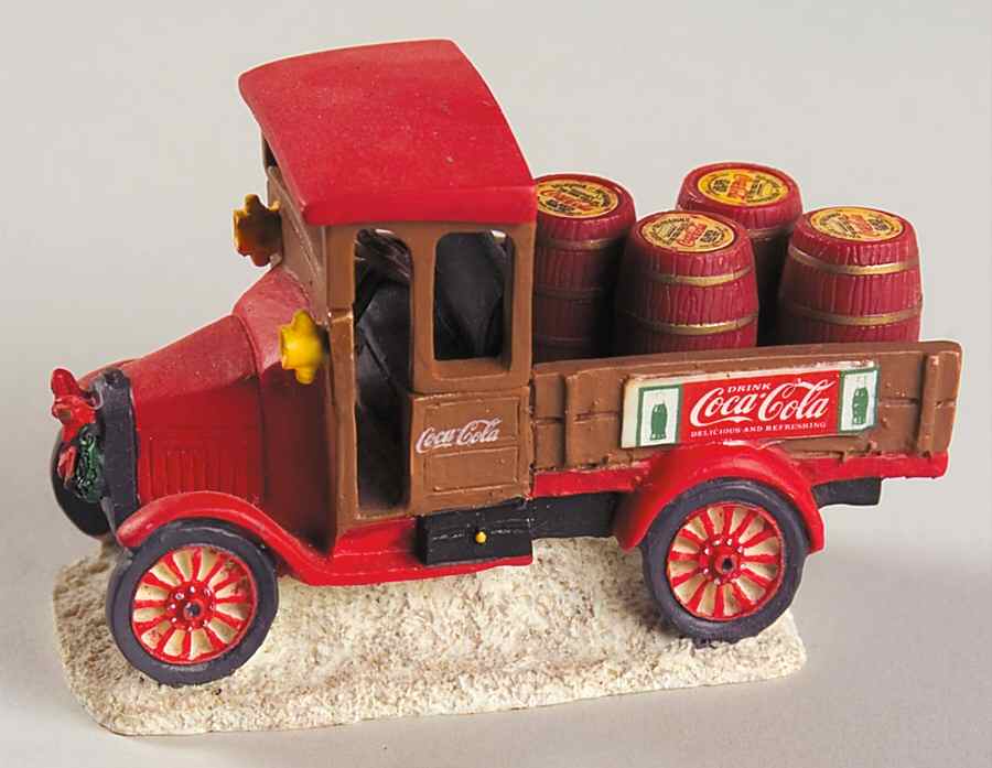 Coca-Cola Town Square Model T Truck-With Red Barrels - No Box by Coca-Cola-1