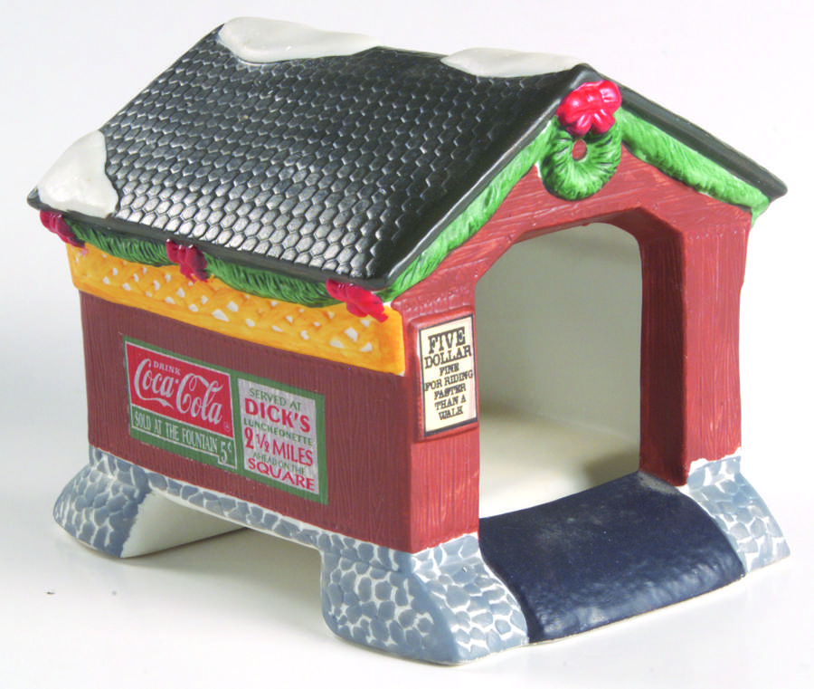 Coca-Cola Town Square Route 93 Covered Bridge-1993 - No Box by Coca-Cola-1