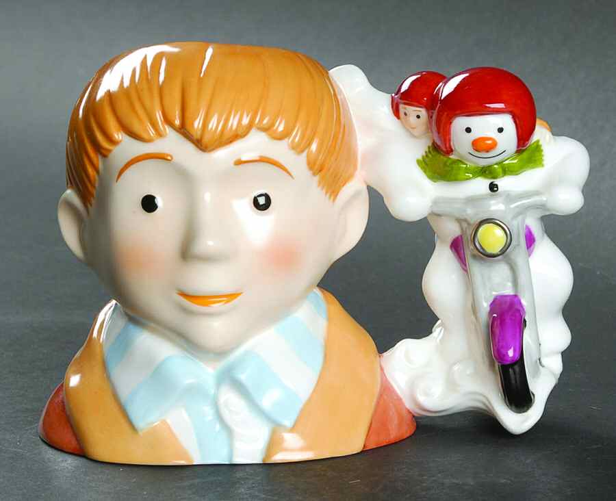 Snowman Character Jug James-Hold On Tight - No Box by Coalport-1