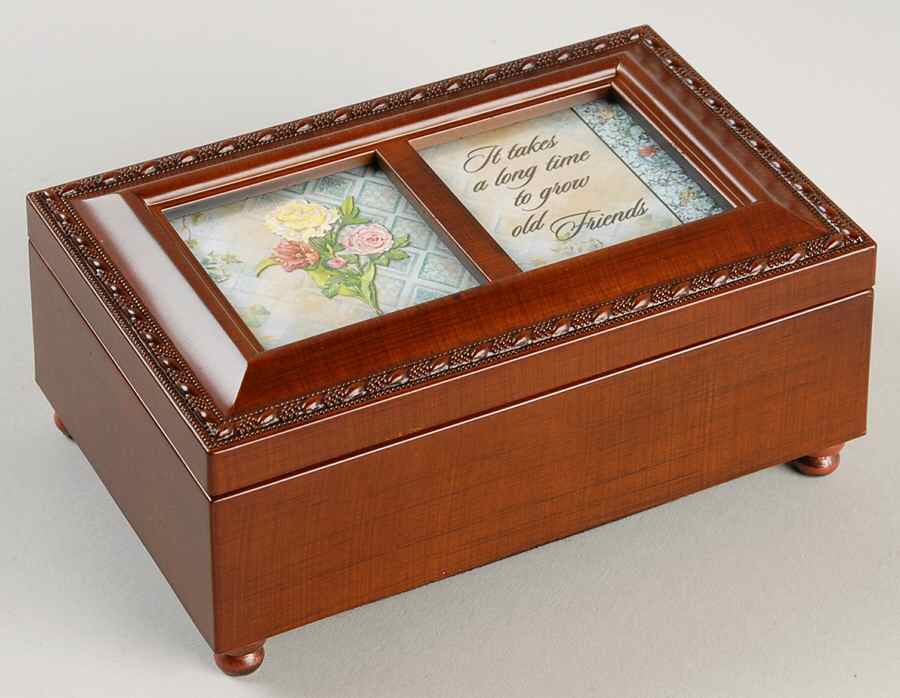 Cottage Garden Music Boxes Old Friends-Friends Are For - No Box by Cottage Garden Collections-1