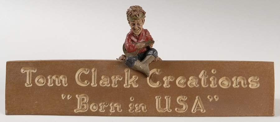 Advertising Signs "Born In Usa" - Wood Advertising Sign by Cairn Studios-1