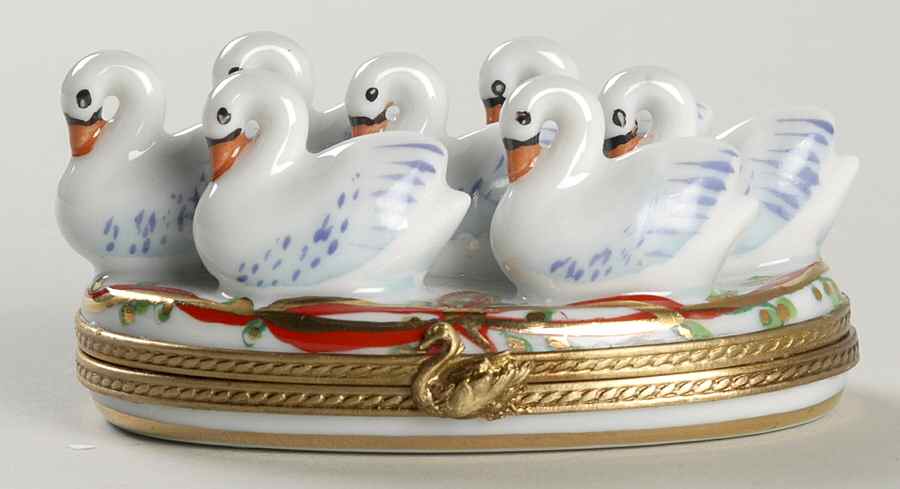 Twelve Days of Christmas Seven Swans A Swimming - Boxed by Chamart Exclusives-1
