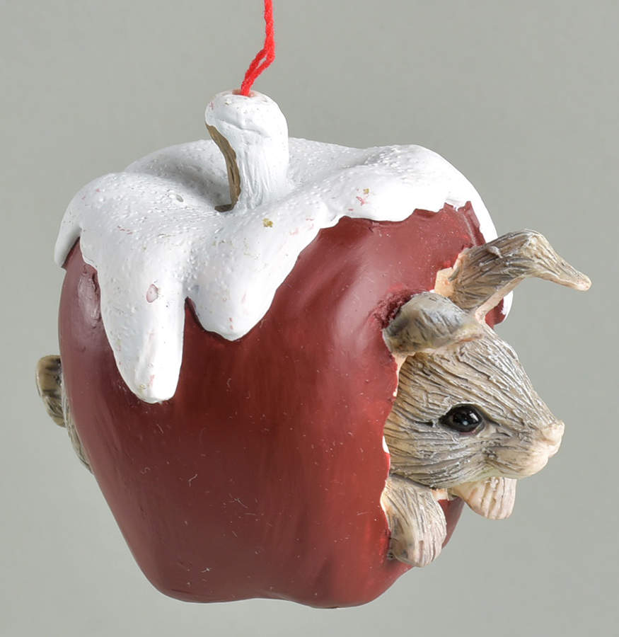 Charming Tails Fresh Fruit-Rabbit And Apple - No Box by Charming Tails-1