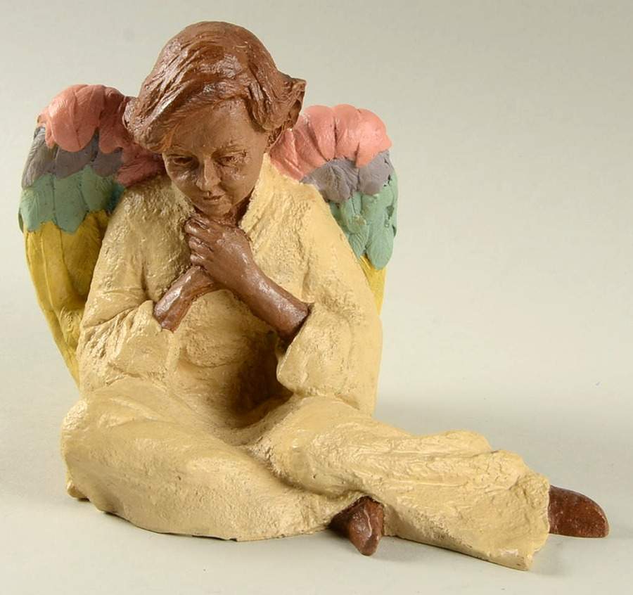 Tom Clark Nativity Angel-Sitting - No Box by Cairn Studios-1