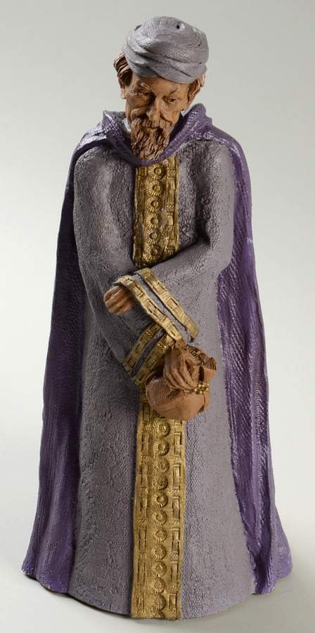Tom Clark Nativity Wiseman Caspar - No Box by Cairn Studios-1