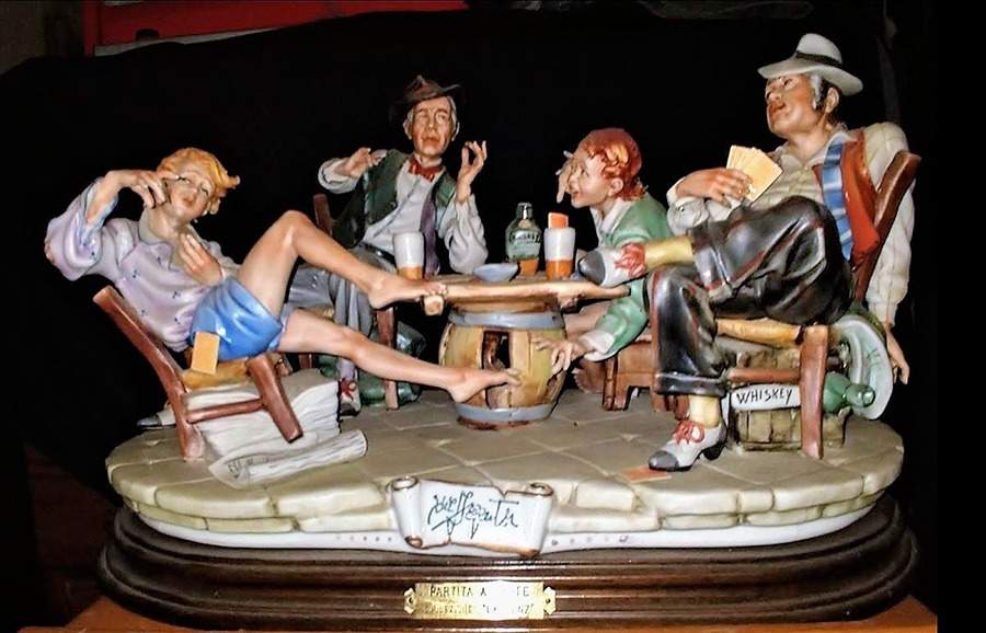 Laurenz Partita A Carte (The Four Cheaters) - No Box by Capodimonte-1