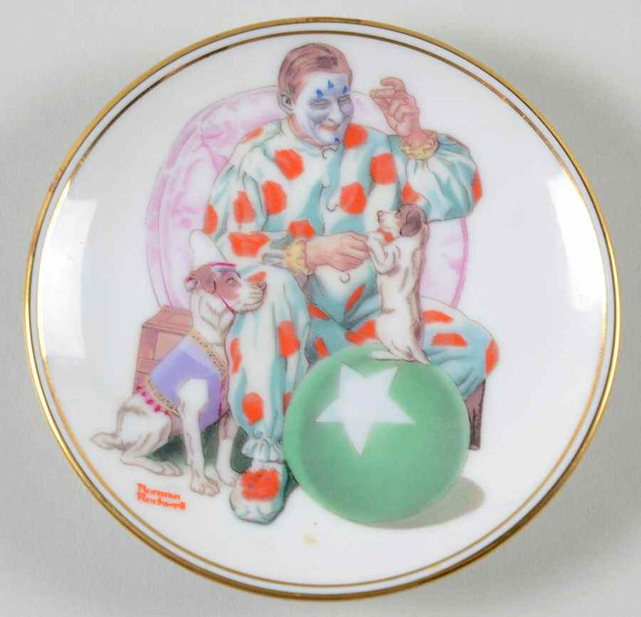 Best of Norman Rockwell Clown - Boxed by Royal Cornwall-1