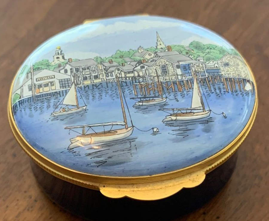 Crummles & Co Enamel Boxes Wharf Cottages - No Box by Crummles & Co-1