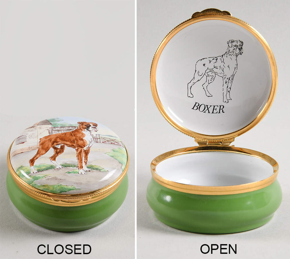 Crummles & Co Enamel Boxes Boxer - Boxed by Crummles & Co-1