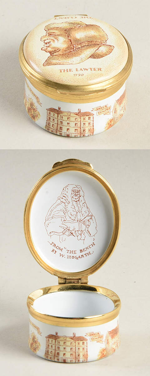 Crummles & Co Enamel Boxes The Lawyer - The Client - No Box by Crummles & Co-1