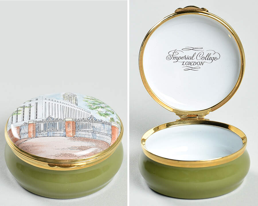 Crummles & Co Enamel Boxes Imperial College London - No Box by Crummles & Co-1