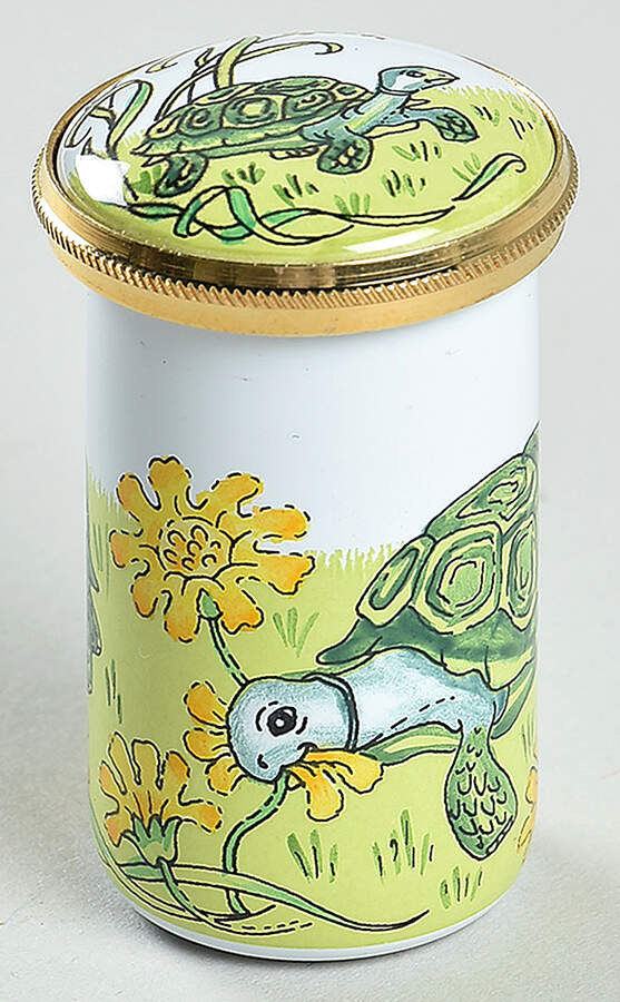 Crummles & Co Enamel Boxes Turtles - Boxed by Crummles & Co-1