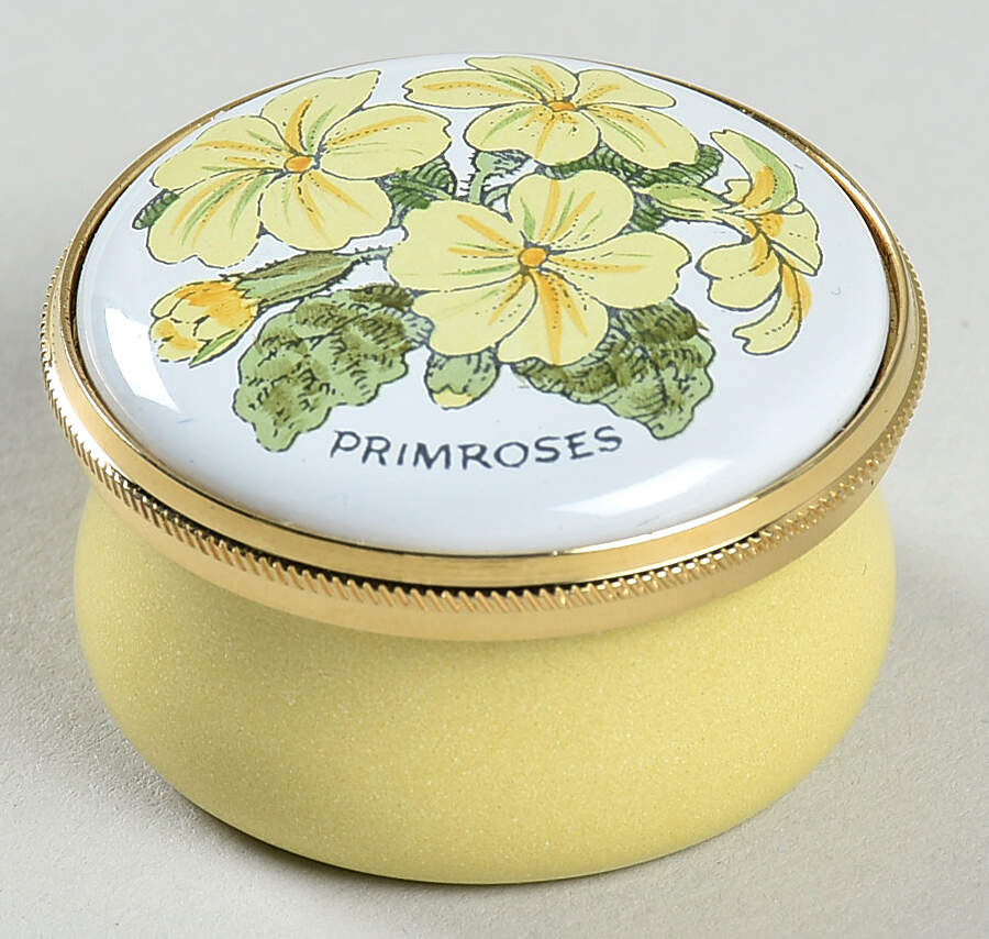 Crummles & Co Enamel Boxes Primroses - Boxed by Crummles & Co-1
