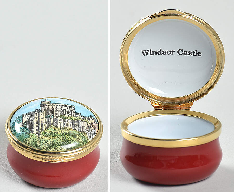 Crummles & Co Enamel Boxes Windsor Castle - Boxed by Crummles & Co-1