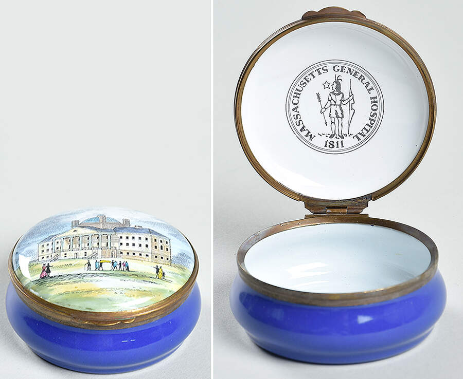 Crummles & Co Enamel Boxes Massachusetts General Hospital-1831 - Boxed by Crummles & Co-1