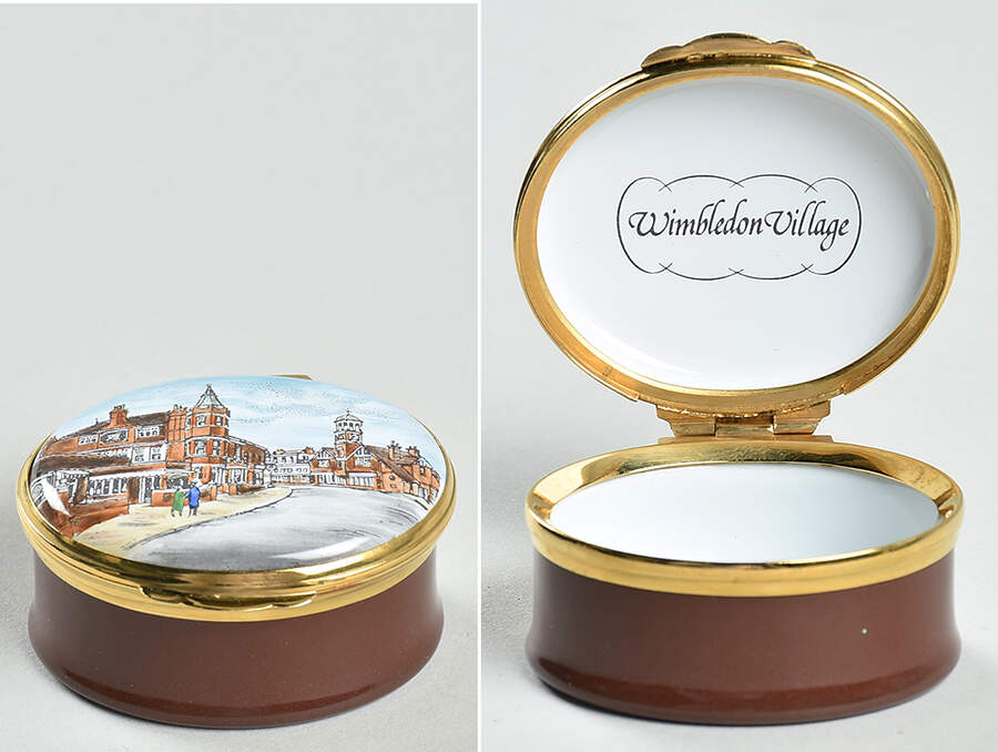 Crummles & Co Enamel Boxes Wimbledon Village - No Box by Crummles & Co-1