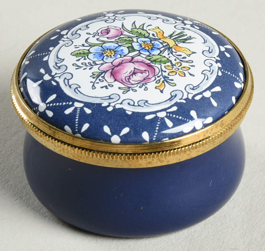 Crummles & Co Enamel Boxes Roses Flowers - No Box by Crummles & Co-1