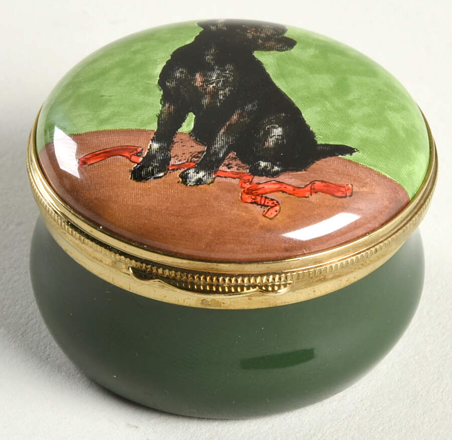 Crummles & Co Enamel Boxes Black Labrador - No Box by Crummles & Co-1