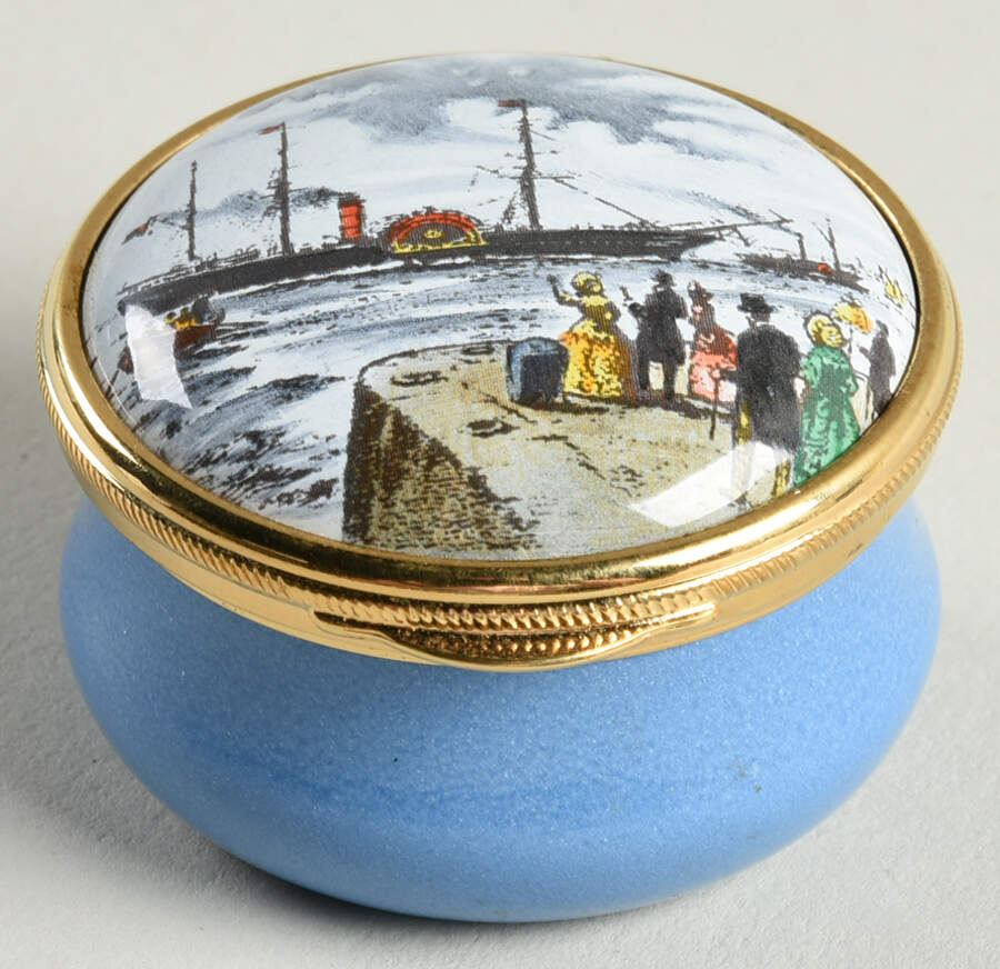 Crummles & Co Enamel Boxes Britannia Ship - Boxed by Crummles & Co-1