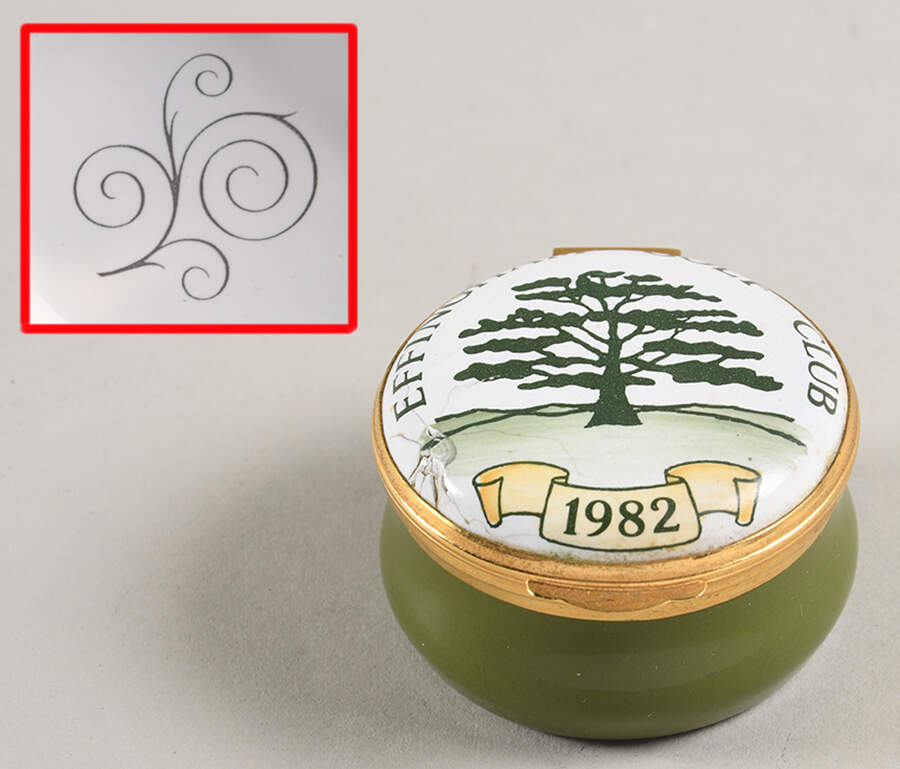 Crummles & Co Enamel Boxes Effingham Golf Club 1982 - No Box by Crummles & Co-1