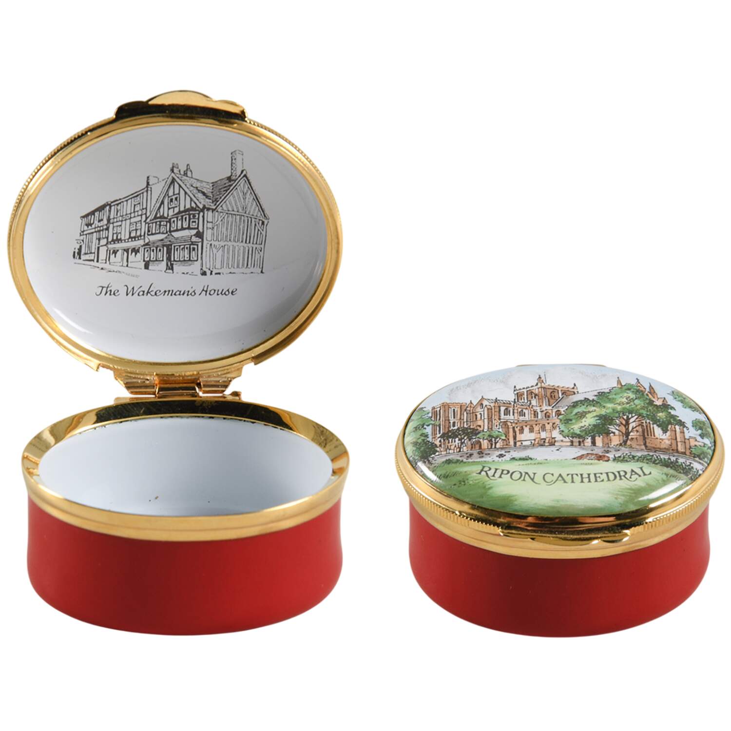 Crummles & Co Enamel Boxes Ripon Cathedral - With Box by Crummles & Co-1