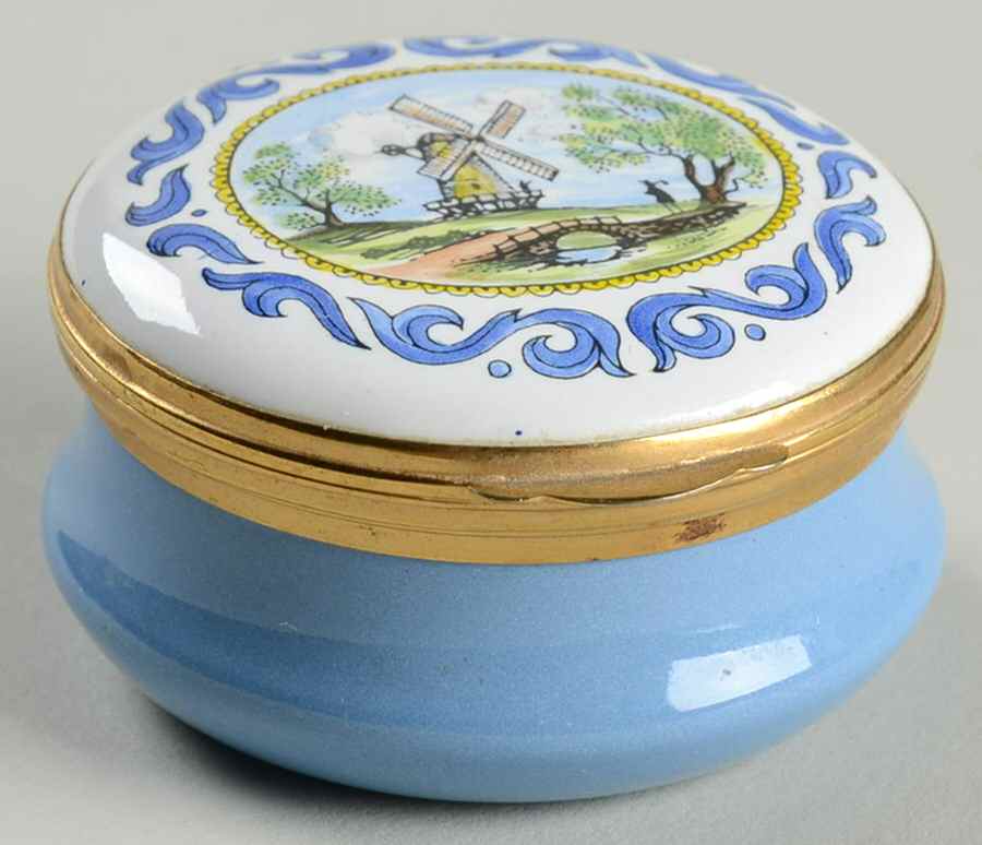 Crummles & Co Enamel Boxes Windmill - Boxed by Crummles & Co-1