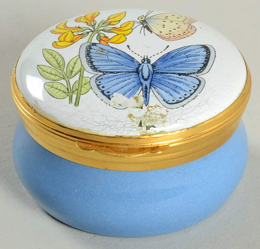 Crummles & Co Enamel Boxes Butterflies - Boxed by Crummles & Co-1