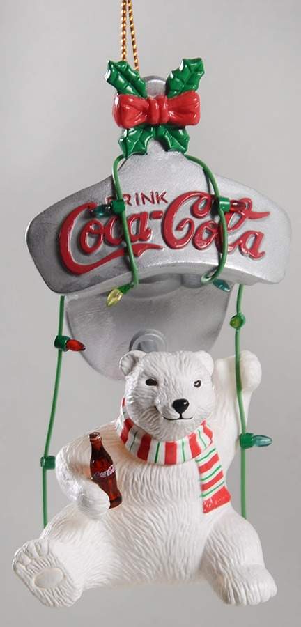Coca-Cola Town Square Snow Boardin' Bear-Polar Bear - Boxed by Coca-Cola-1