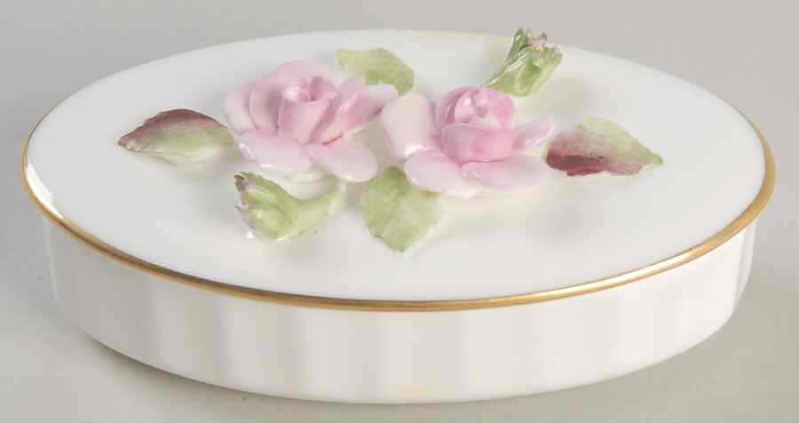Coalport Florals Oval Rose Box - Boxed by Coalport-1