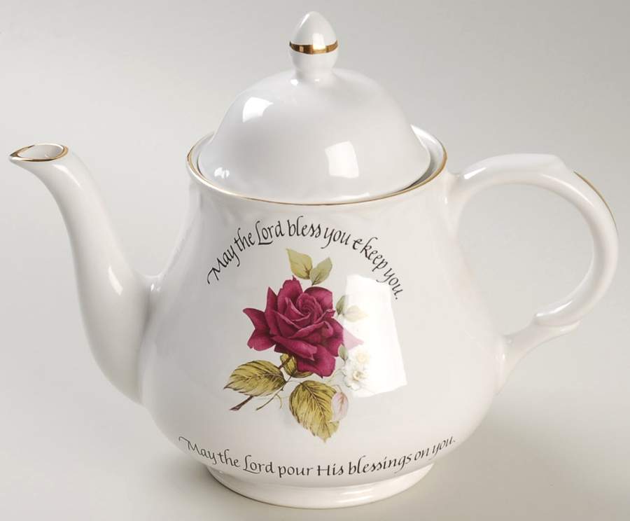 Carpentree Tea Pot May The Lord Bless You - No Box by Carpentree-1