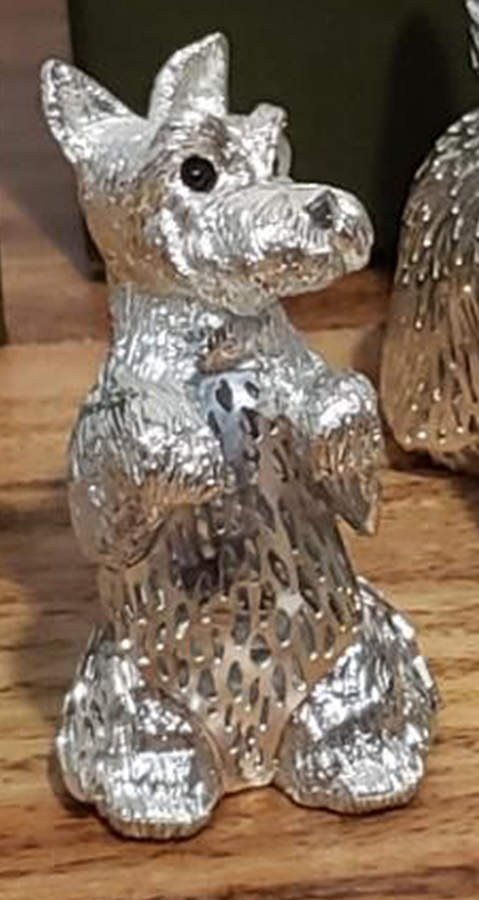 Lumiere D'Argent Collection Scottish Terrier-Standing - Boxed by Christofle France-1