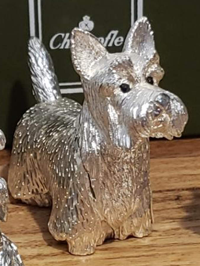 Lumiere D'Argent Collection Scottish Terrier - Boxed by Christofle France-1